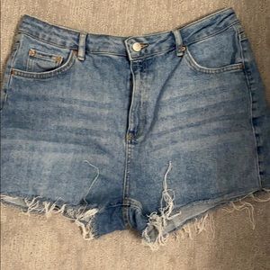 Top shop moto mom shorts